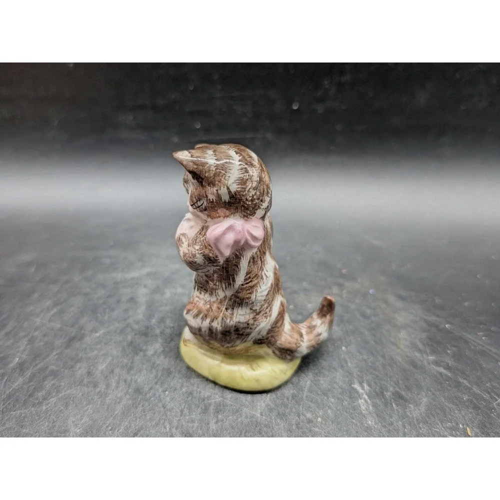 Royal Albert Miss Moppet Beatrix Potter Figurine Cat Mouse England 1989 Vintage‎